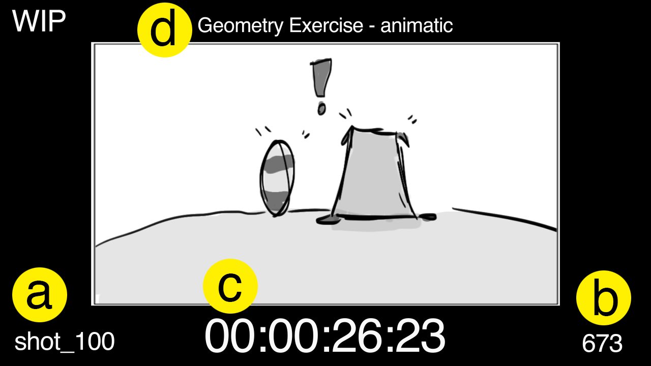 Animatic example