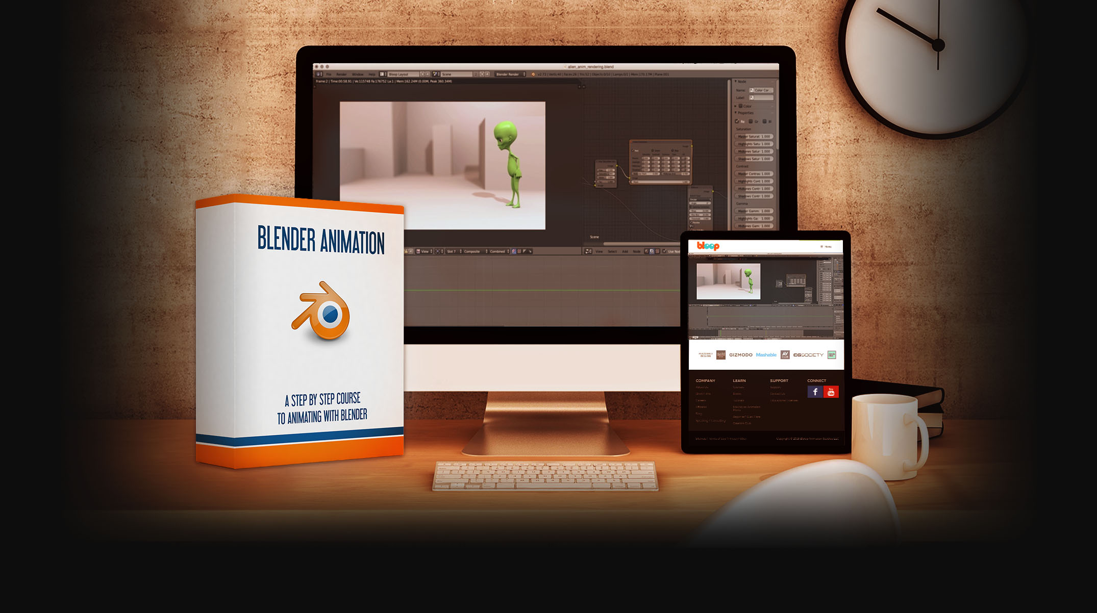 Blender Animation Course 35 HD Video Lessons