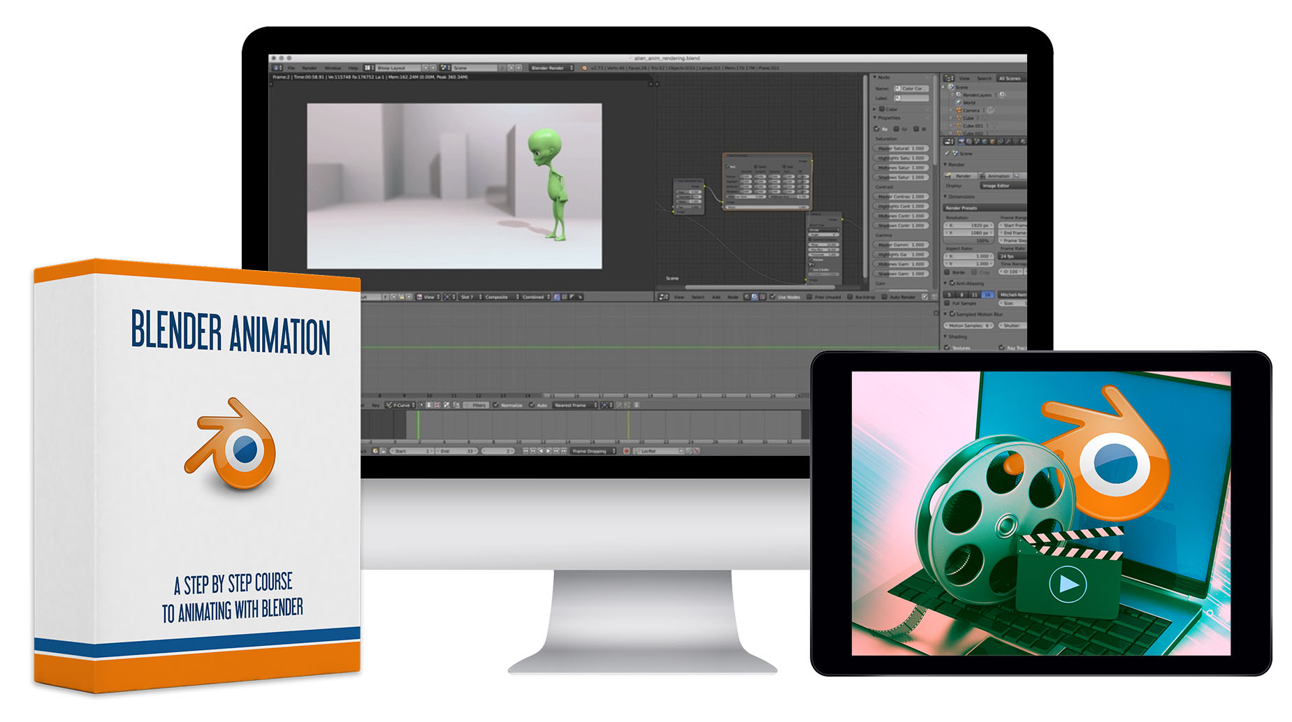 Animation курсы. Blender 3d.