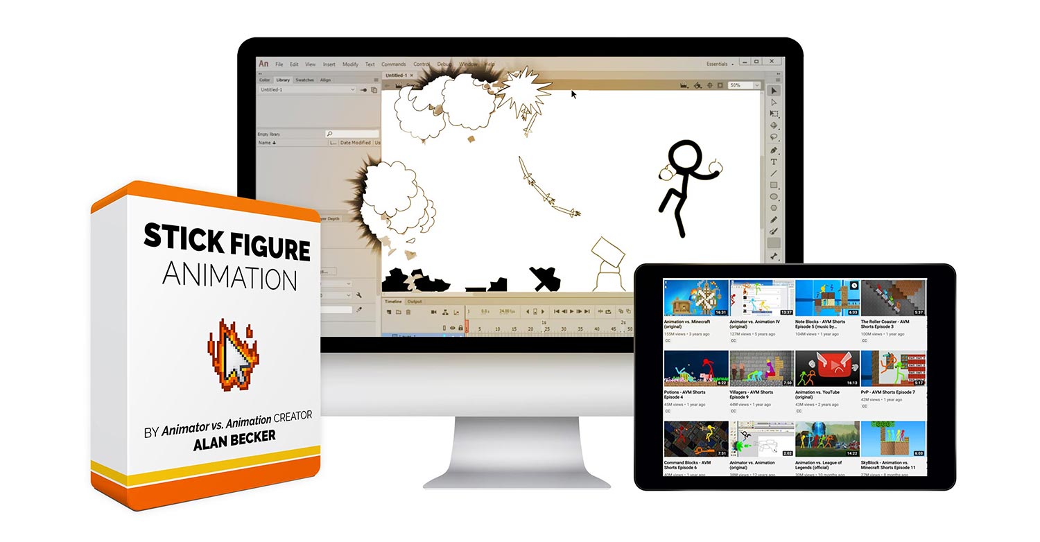 free stick figure animator in browser