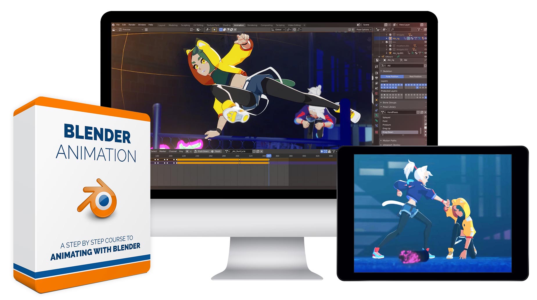 Bevise Auckland perle Blender Animation Course | 37 HD Video Lessons | Bloop Animation